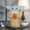 Star Wars Gemmy Prelit  Airdorable The Child w/ Pumpkin Inflatable 227686